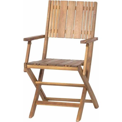 Gartensessel ></noscript>FALUN< in natur geölt, Akazienholz - 55x88,5x50,5cm (BxHxT)