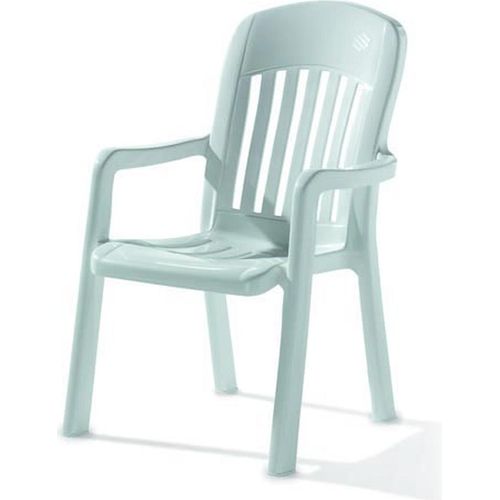 Gartenstuhl ></noscript>Comtesse< in Weiß, Vollkunststoff - 70x96x57cm (BxHxT)