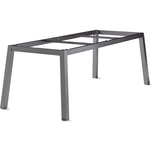 Tischgestell >Loft Polytec< in eisengrau, Aluminium - 200x73x80cm (BxHxT)