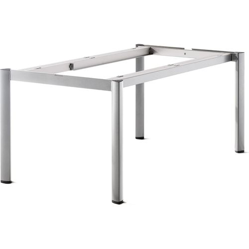 Tischgestell >Freesystem< in Graphit, Aluminium - 165x74x100cm (BxHxT)