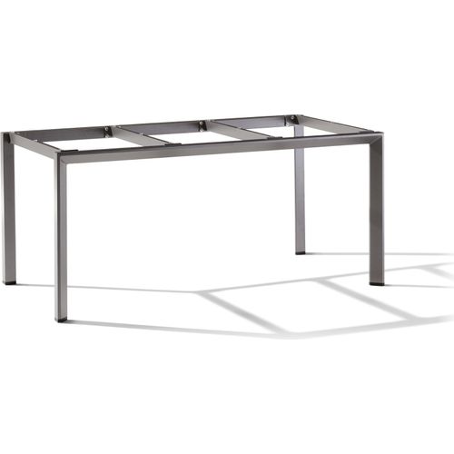 Tischgestell >Freesystem< in Eisengrau, Aluminium - 160x74x90cm (BxHxT)