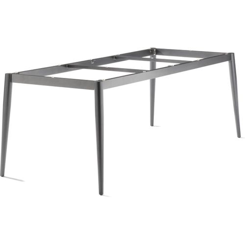 Tischgestell >Loft Polytec< in eisengrau, Aluminium - 200x73x80cm (BxHxT)