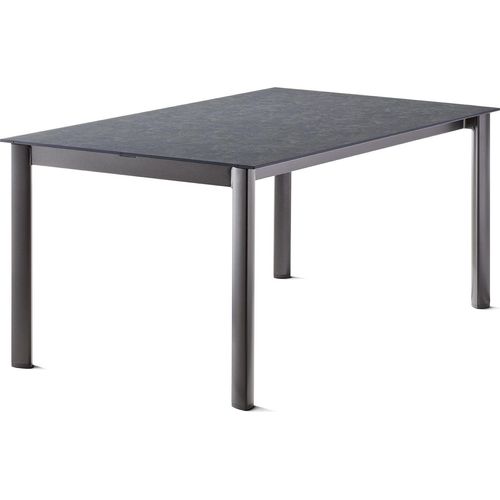 Tischplatte ></noscript>Freesystem< in Schiefer anthrazit, Polytec® - 160x1x100cm (BxHxT)