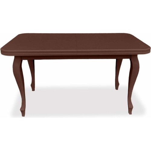 Ares Meble Vitkor Esstisch Ausziehbar - Esszimmertisch Ausziehbar - Esstisch 6 Personen - Esstisch 140x80 cm (180 cm nach dem Auslegen) - Braun
