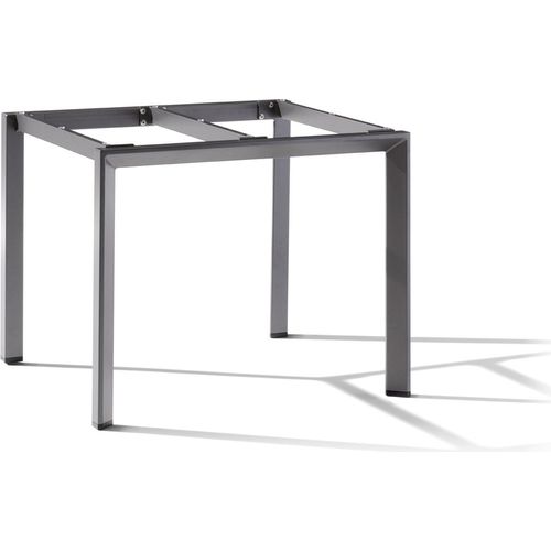 Tischgestell >Freesystem< in Eisengrau, Aluminium - 90x74x90cm (BxHxT)