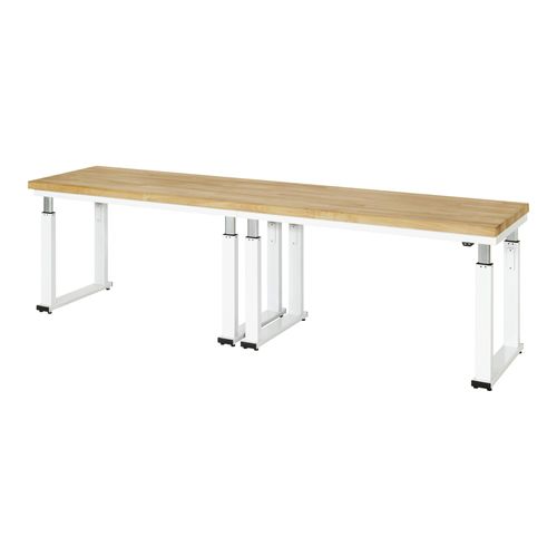 STIER Elektrisch Höhenverstellbare Werkbank Premium BxTxH 3000x700x740-1140 mm