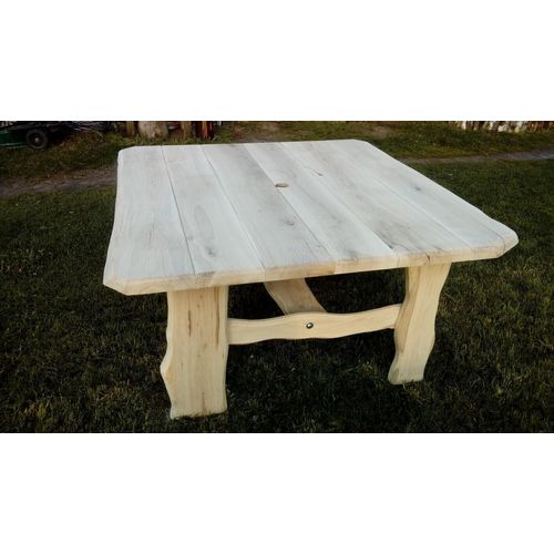 Gartentisch 150x150 cm , Holztisch, Naturholz
