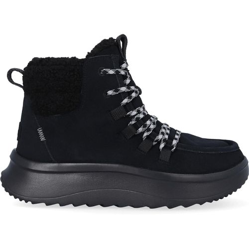 HEYDUDE Wendy Apres Suede Cozy Damen Boots Black/Black Größe 42