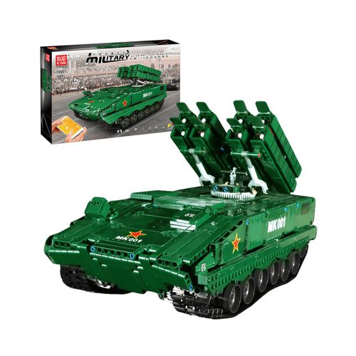 Spielbausteine Mould King 20001 Ferngesteuerter Panzer, Montagespielzeug, 1689 PCS