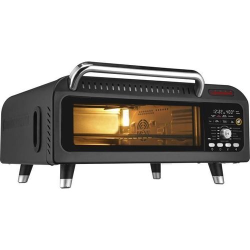 Pizzaofen - LITTLE BALANCE - 8733 - Pizza revolution'air - 2000 W - 18 L - Schwarz