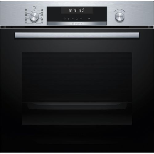Bosch Einbau-Backofen-Set HBD672LS82: HBG578BS3 + PKC845FP1D