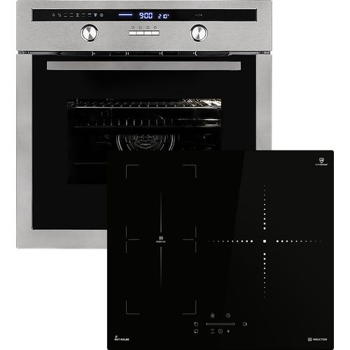 Backofen und Induktionskochfeld SET8013IND593SP