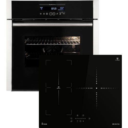 Backofen und Induktionskochfeld SET8016IND593SP