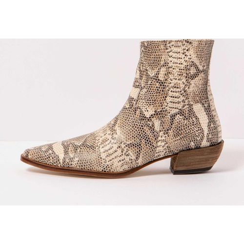 Neosens Schnürstiefel mit hoher absatz S3353 FANTASY BOA BEIG/ RUCHE Farbe Boa beig