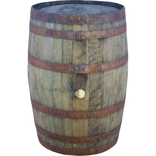 Temesso Originales schottisches Whiskyfass, Eichenfass, Holzfass, Whisky Fass, als Stehtisch - 190L (Naturbelassen)