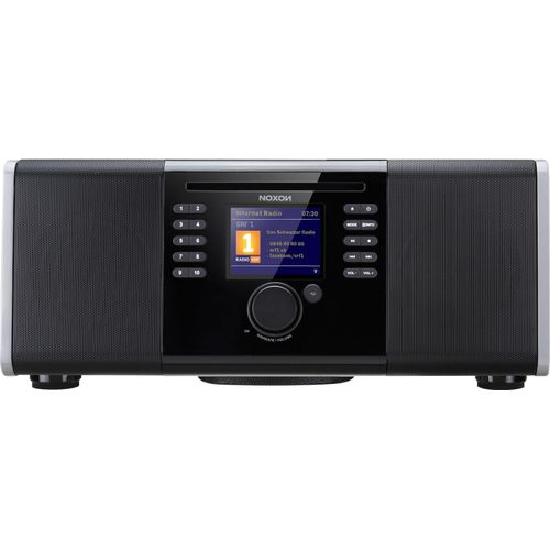 Noxon iRadio 600 CD Anthrazit - Schwarz Hochglanz - 2.1 Premium Soundsystem, Internetradio, DAB+, UKW