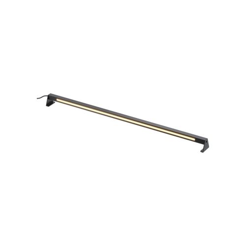 LED Stehleuchte außen Aluminium IP65 5,9 cm hoch Schwarz länglich 3000 K warmweiß 1000 lm Modern Außenlampe