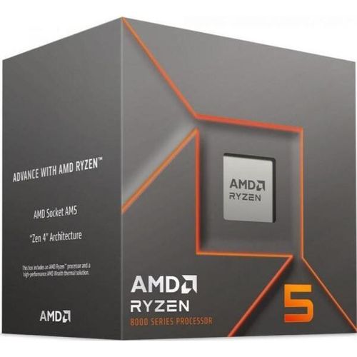 AMD Ryzen 5 8400F, AMD Ryzen™ 5, Sockel AM5, 4 nm, Einschub, AMD, 8400F