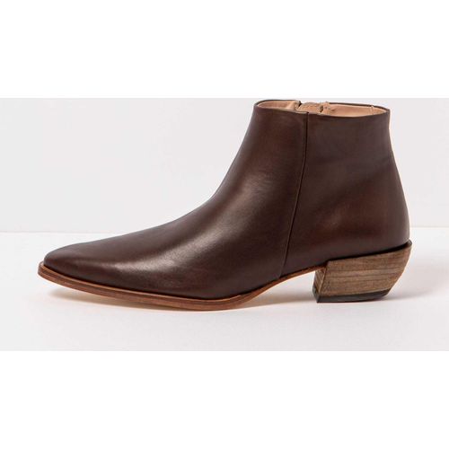Neosens Schnürstiefel mit hoher absatz S3352 NAPPA BROWN/ RUCHE Farbe Brown