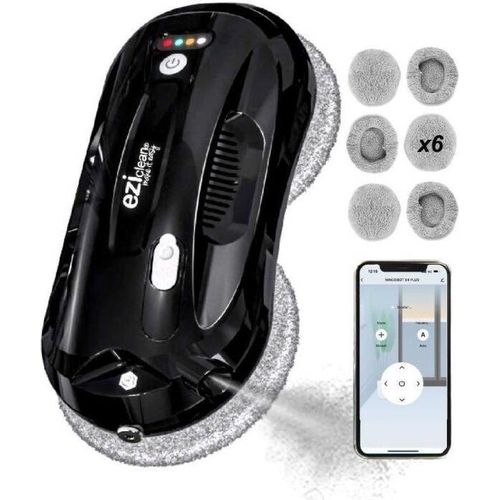 EZIclean Windobot S4 Plus Fensterputzroboter – EZICLEAN – Drehbewegung – Backup-Akku – Nass