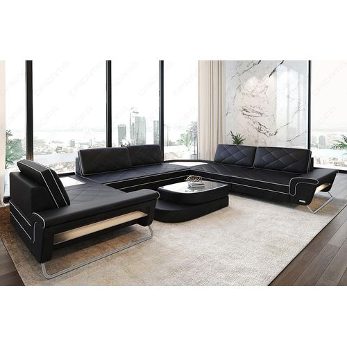 Leder Wohnlandschaft Sepino Echtleder