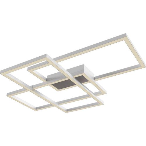 LED Deckenlampe Metall mit Farbwechsel 3000-4000 K 4300 lm Weiß Modern Deckenleuchte