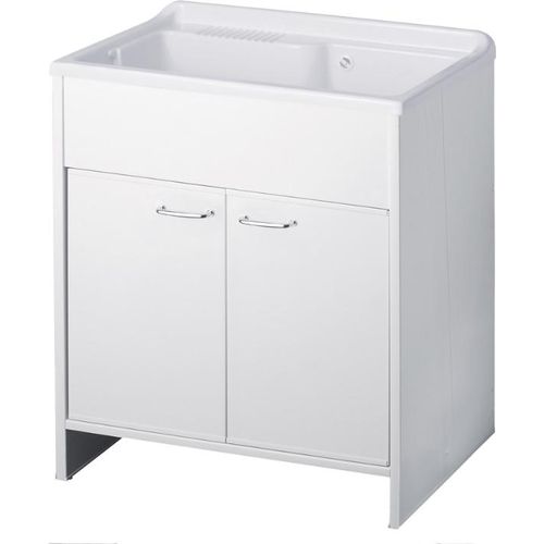 Wirtschaftsspülbecken mit Schrank, Waschbecken, Spülbecken 80x50 cm