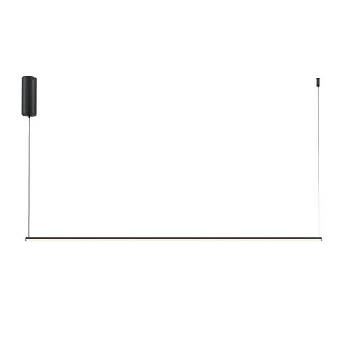 LED Hängeleuchte Aluminium mit Farbwechsel 3000-4000 K 800 lm H: max. 316,7 cm Schwarz länglich Modern