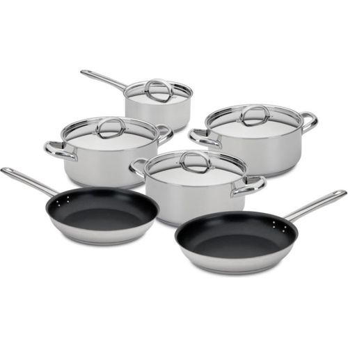 6-teiliges Kochgeschirr-Set - Edelstahl - Silampos