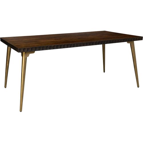 Tisch Alexandra House Living Braun 90 x 76 x 180 cm