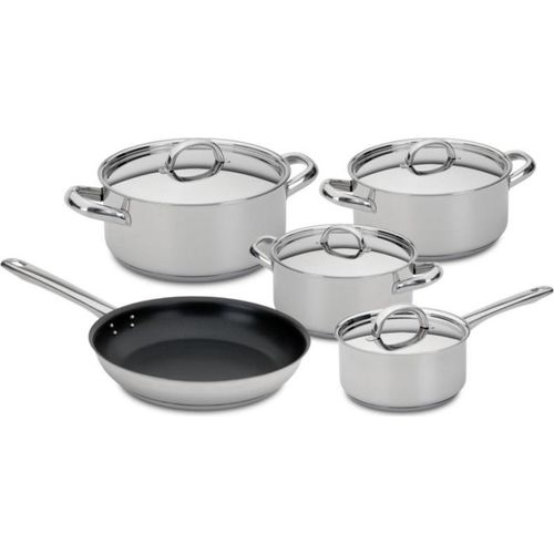 5-tlg. Kochgeschirr-Set - Edelstahl - Silampos