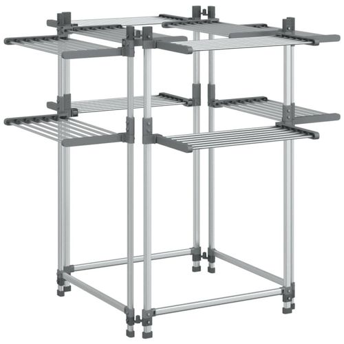 Prolenta Premium - Wäschetrockner 107x107x120 cm Aluminium