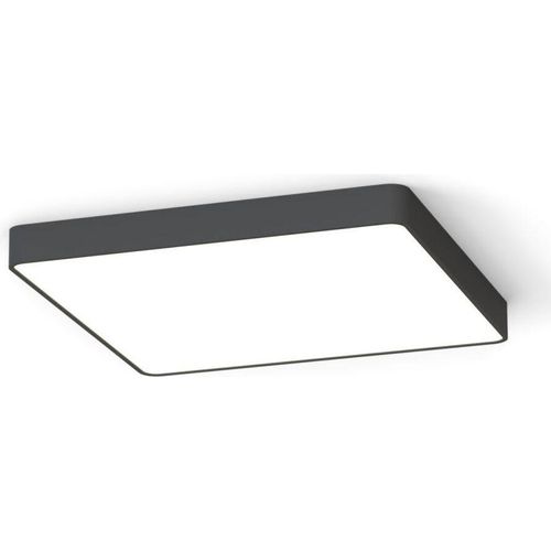 Deckenleuchte Aluminium 63 cm breit Graphit eckig 3000 K warmweißes Licht 1700 lm Modern Deckenlampe