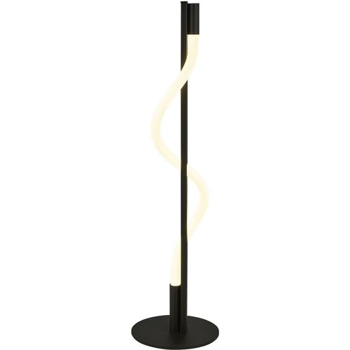 LED Tischleuchte Metall Dimmer Touch 56 cm hoch Schwarz matt Weiß 2700 K warmweißes Licht 530 lm Modern