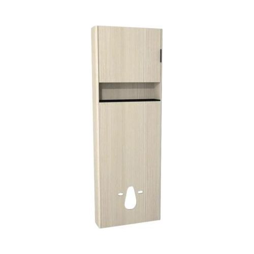 Spülkastenverkleidung Devo Lotos links BxHxT 65x190x19 cm structure avola cremeweiss/soft black