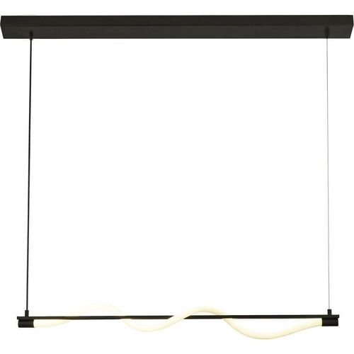 Hängeleuchte Metall LED H: max. 122 cm Schwarz matt Weiß länglich 2700 K warmweiß 1002 lm Modern
