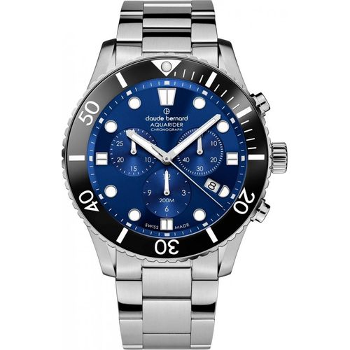 Herrenuhr CLAUDE BERNARD 10252 3NBM BUIB klassisch blau.
