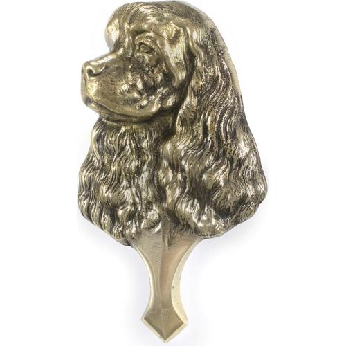 Amerikanischer Cocker Spaniel, American Cocker Spaniel - Türklopfer in Form eines Hundekopfes, Messing-Türklopfer, Retro-Dekoration an der Tür der Marke Art-Dog