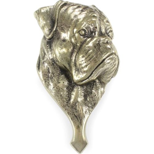 Boxer, Deutscher Boxer I - Türklopfer in Form eines Hundekopfes, Messing-Türklopfer, Retro-Dekoration an der Tür der Marke Art-Dog