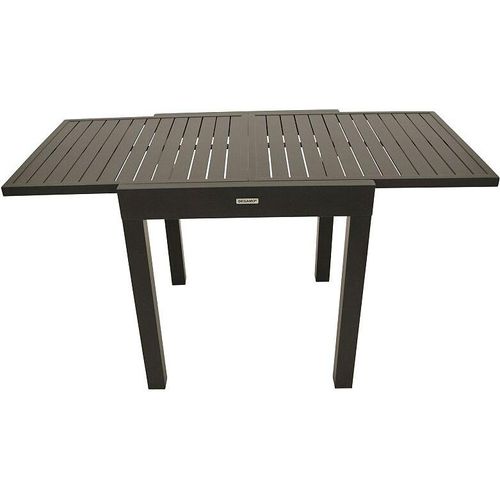 Balkon-Ausziehtisch 70/140x70cm, Aluminium dunkelgrau