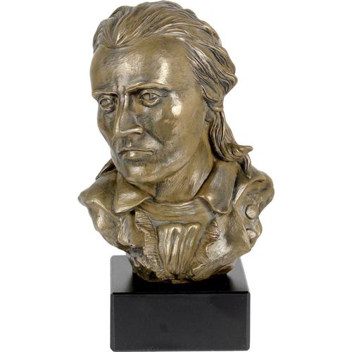 Friedrich Schiller - Marmor-Büste, Statue einer berühmten Person, Dekoration für Büro, Schule und Hotel der Marke Art-Dog