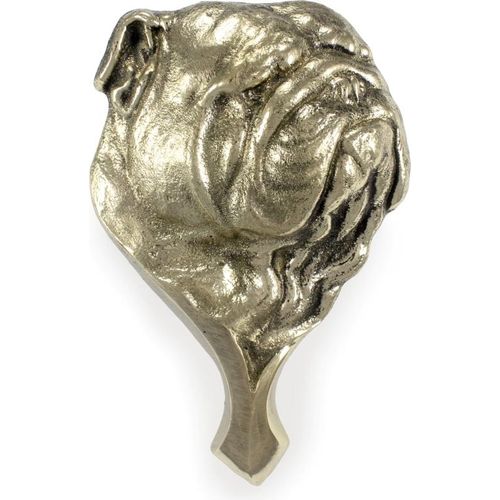 Bulldogge - Türklopfer in Form eines Hundekopfes, Messing-Türklopfer, Retro-Dekoration an der Tür der Marke Art-Dog