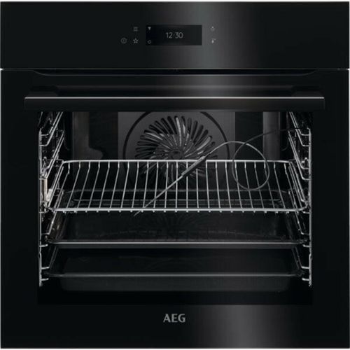 Einbaubackofen AEG BPE748380B, Elektrisch, 71 l, Pyrolytische Selbstreinigung, AssistedCooking, Touch-Steuerung, WiFi-Konnektivität, Grill, Timer, Kla