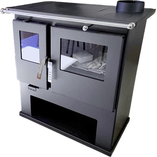 VERSO CS Küchenherd Holzherd Backfach Kaminofen 7,7 kW Bauart 1 BImSchV - 2