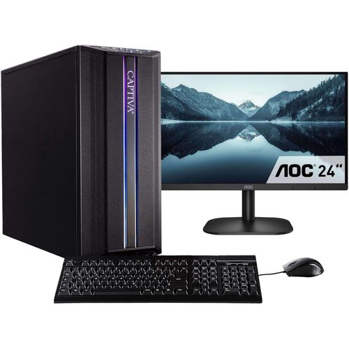 Captiva Business PC Bundle R69-374|R5 5600G|32GB DDR4|Radeon|500 GB|24