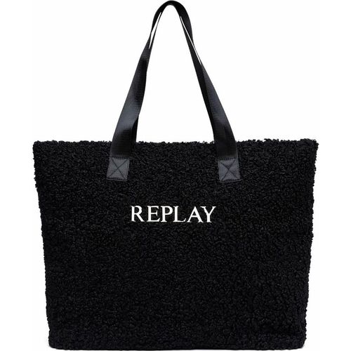 REPLAY Schultertasche Shopper Black schwarz