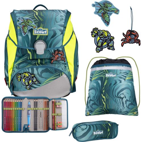 Scout Alpha Schulranzen-Set 4 tlg. DIN Action