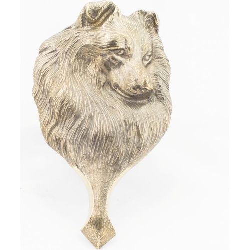 Sheltie - Türklopfer in Form eines Hundekopfes, Messing-Türklopfer, Retro-Dekoration an der Tür der Marke Art-Dog