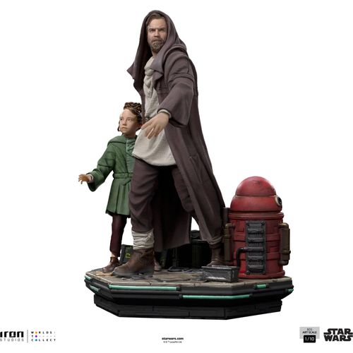 Star Wars: Obi-Wan Kenobi Deluxe Art Scale Statue 1/10 Obi-Wan & Young Leia 20 cm