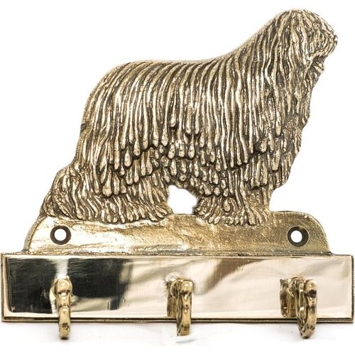 Komondor - Schlüsselhalter mit Hund, Messinggriff für Hundezubehör, elegante Dekoration für den Flur der Marke Art-Dog